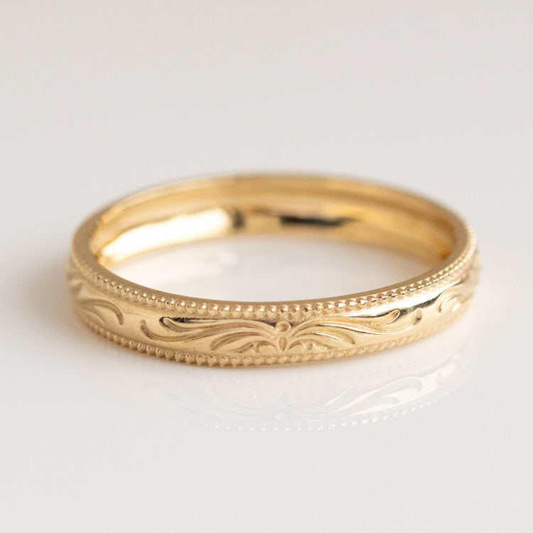 Local Eclectic Vintage Inspired Gold Filigree Ring