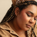 Solid Gold Chunky Huggie Hoops