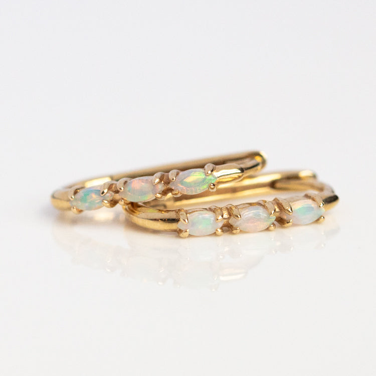 Local eclectic opal hoops store