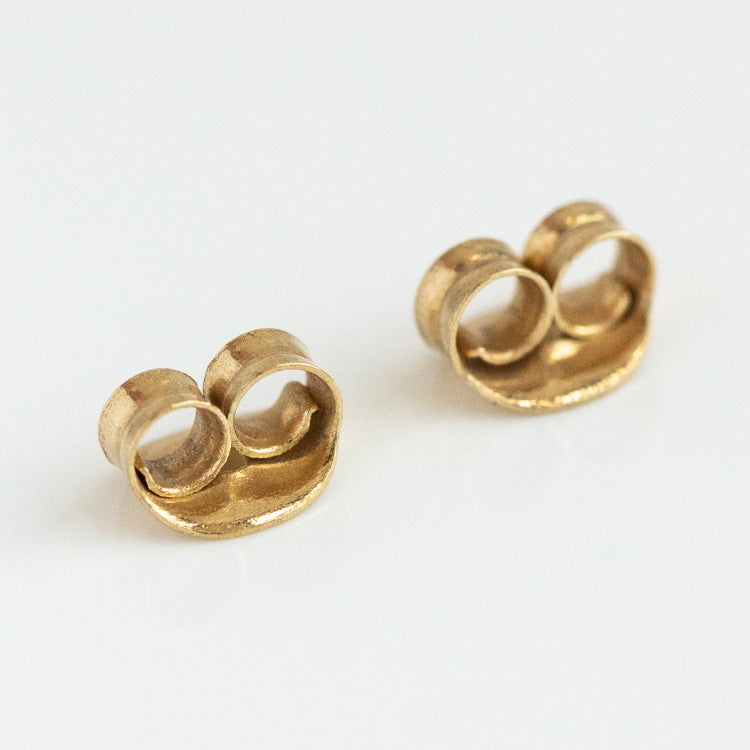 Solid Gold Earring Backings yellow gold jewelry accessories