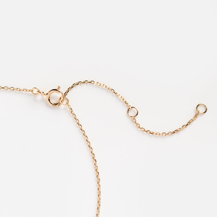 Solid Gold January Capsule Triple Gem Garnet Necklace