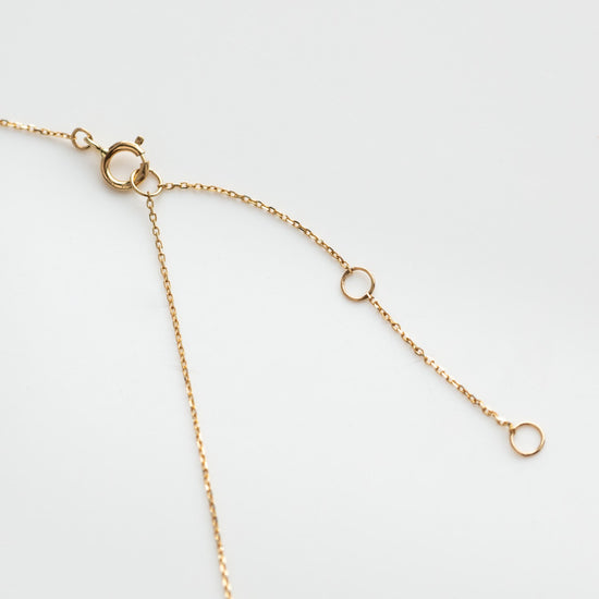 Solid Gold Mushroom Necklace local eclectic