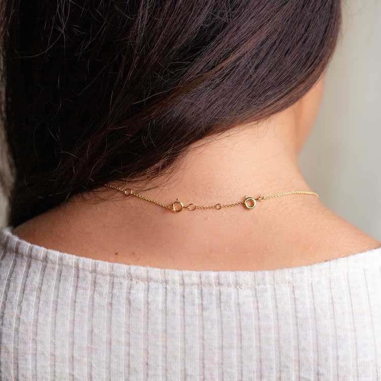 Perfect Fit Necklace Extender necklace lengthener for you with love unique yellow gold jewelry accessories 