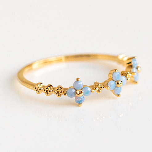 Blue Blossom Love Ring – local eclectic