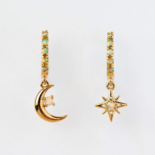 Starry Night Mini Hoops earrings Girls Crew 