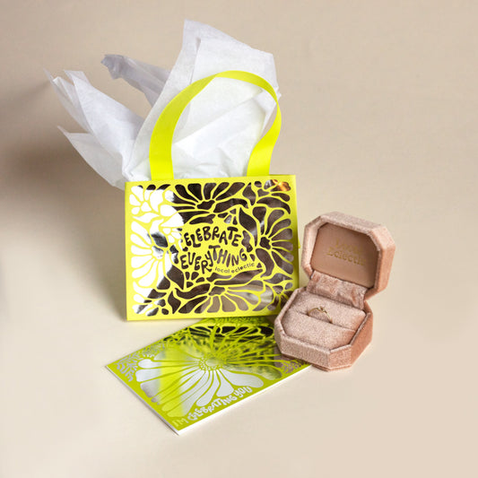 Gift Bag with Velvet Ring Box
