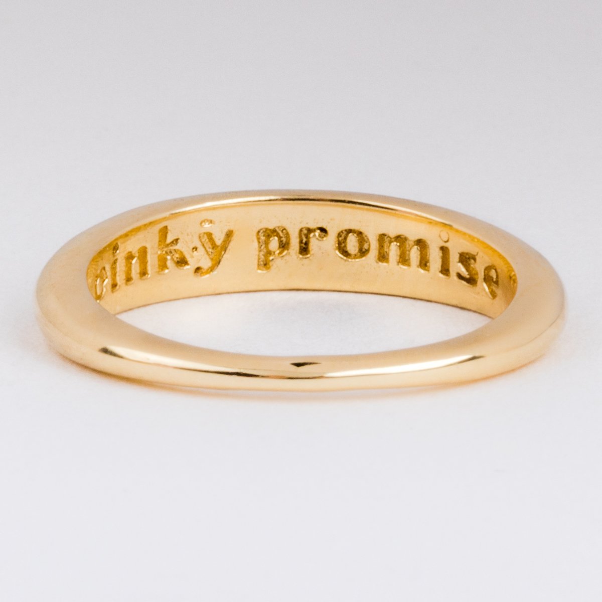 Pinky Promise Ring in Gold - rings - I Like it Here Club local eclectic