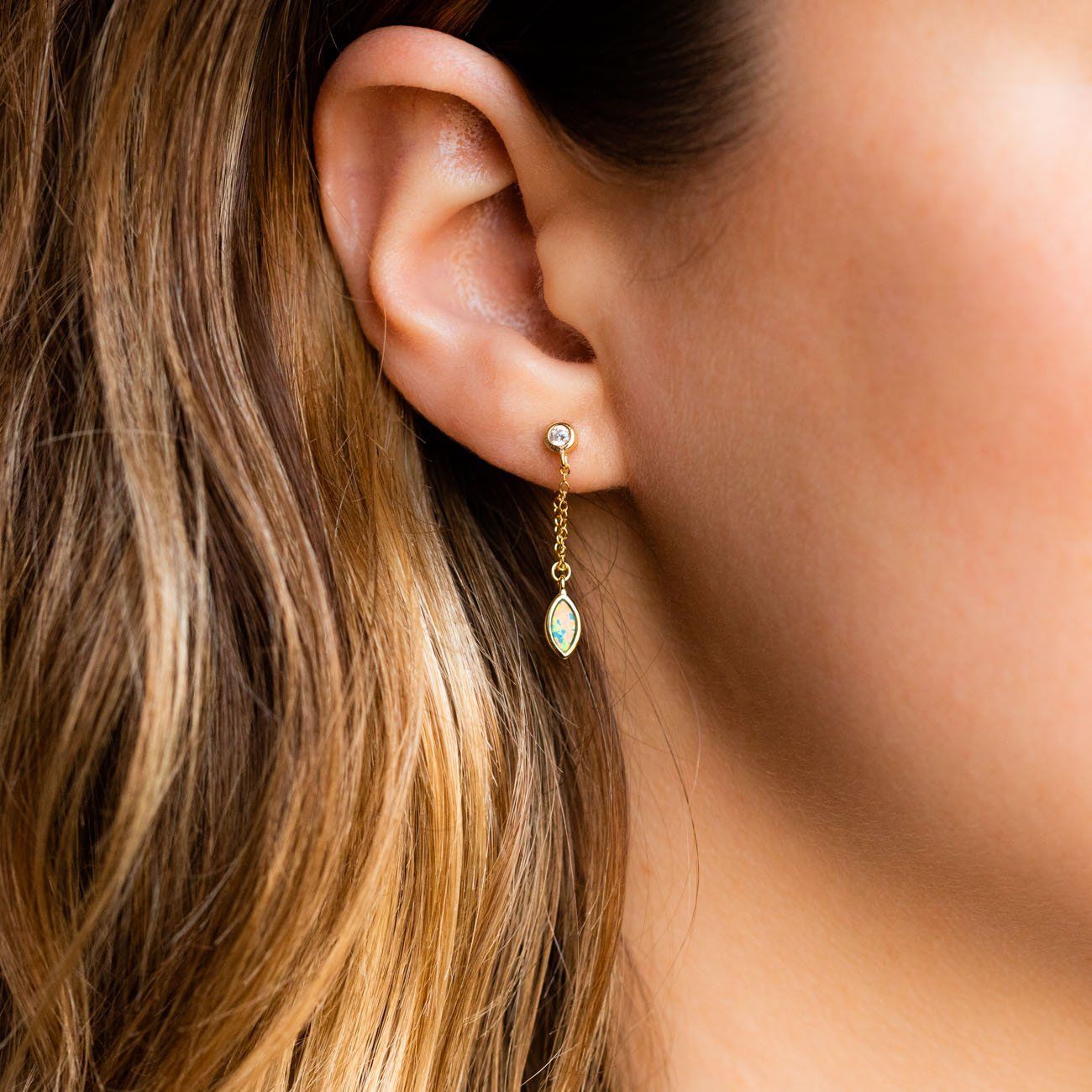Full Swing Opal Earrings earrings Kamaria 