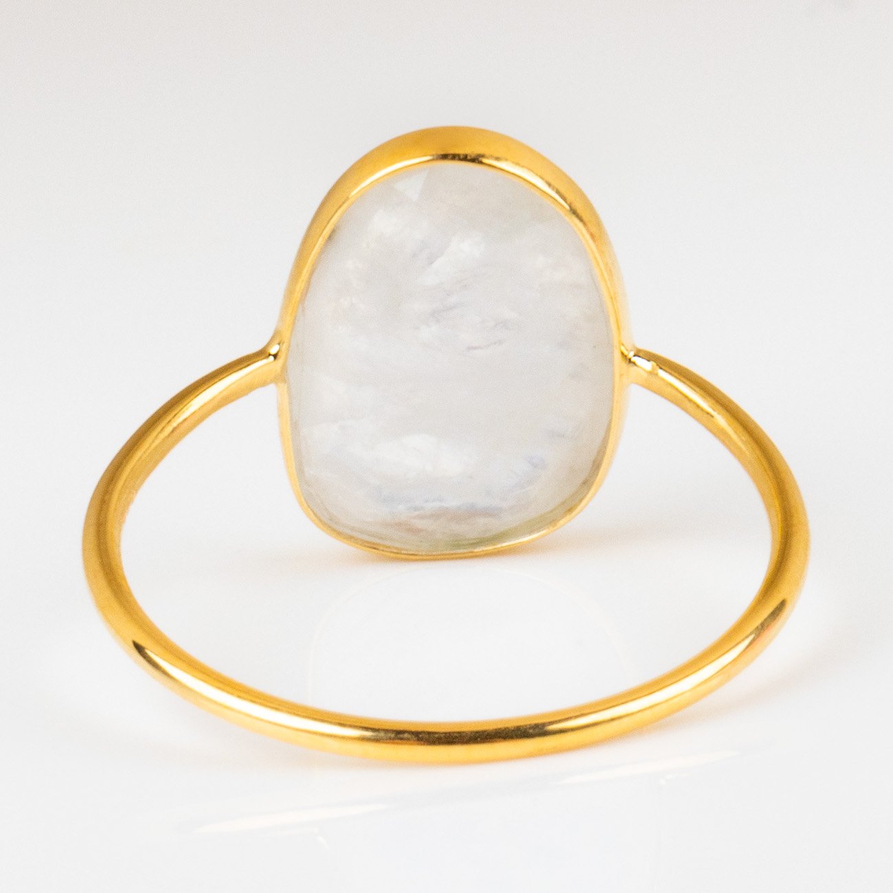 selena slice moonstone ring dainty yellow gold jewelry