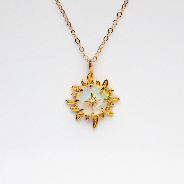 You Are My Forever Sun Moon Star Pendant Local Eclectic