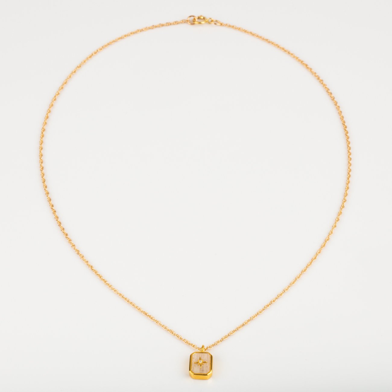 Rainbow Moonstone & Diamond Manifest Your Dreams Pendant Necklace necklaces La Kaiser 