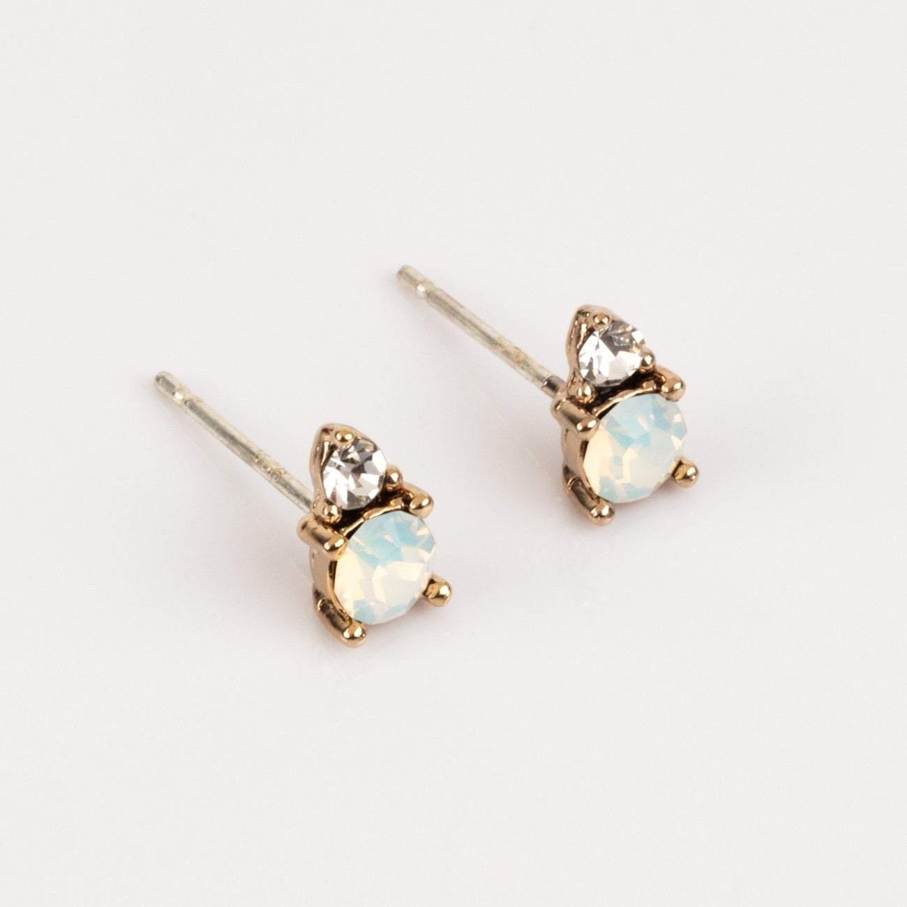 Dolce Studs in White Opal earrings Lover's Tempo 