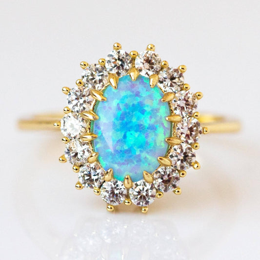 Melinda Maria Opal Statement Ring
