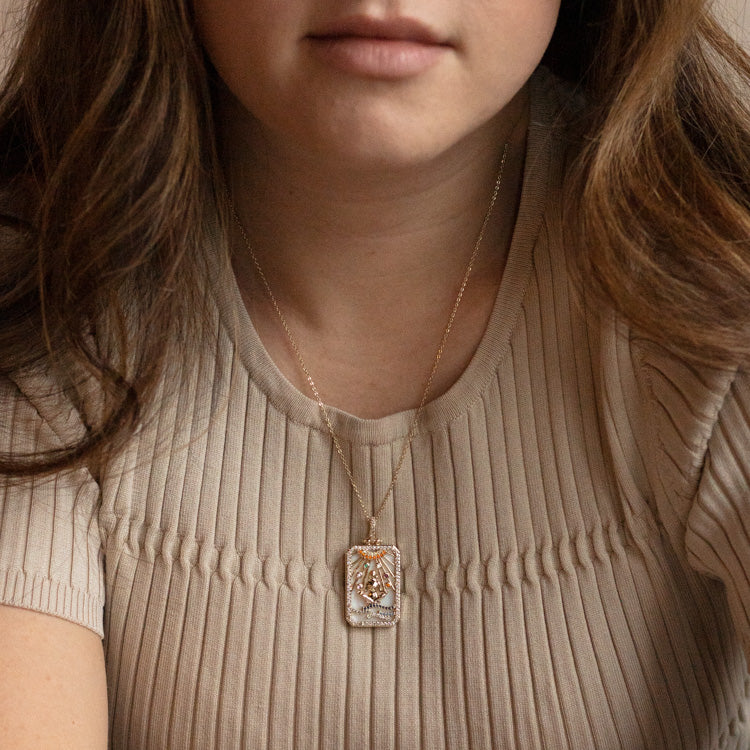 Goddess of Serenity Amulet Necklace – Melinda Maria Jewelry