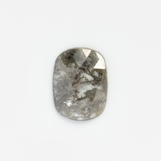 Sliced Rectangle Salt and Pepper Diamond Loose Gemstone