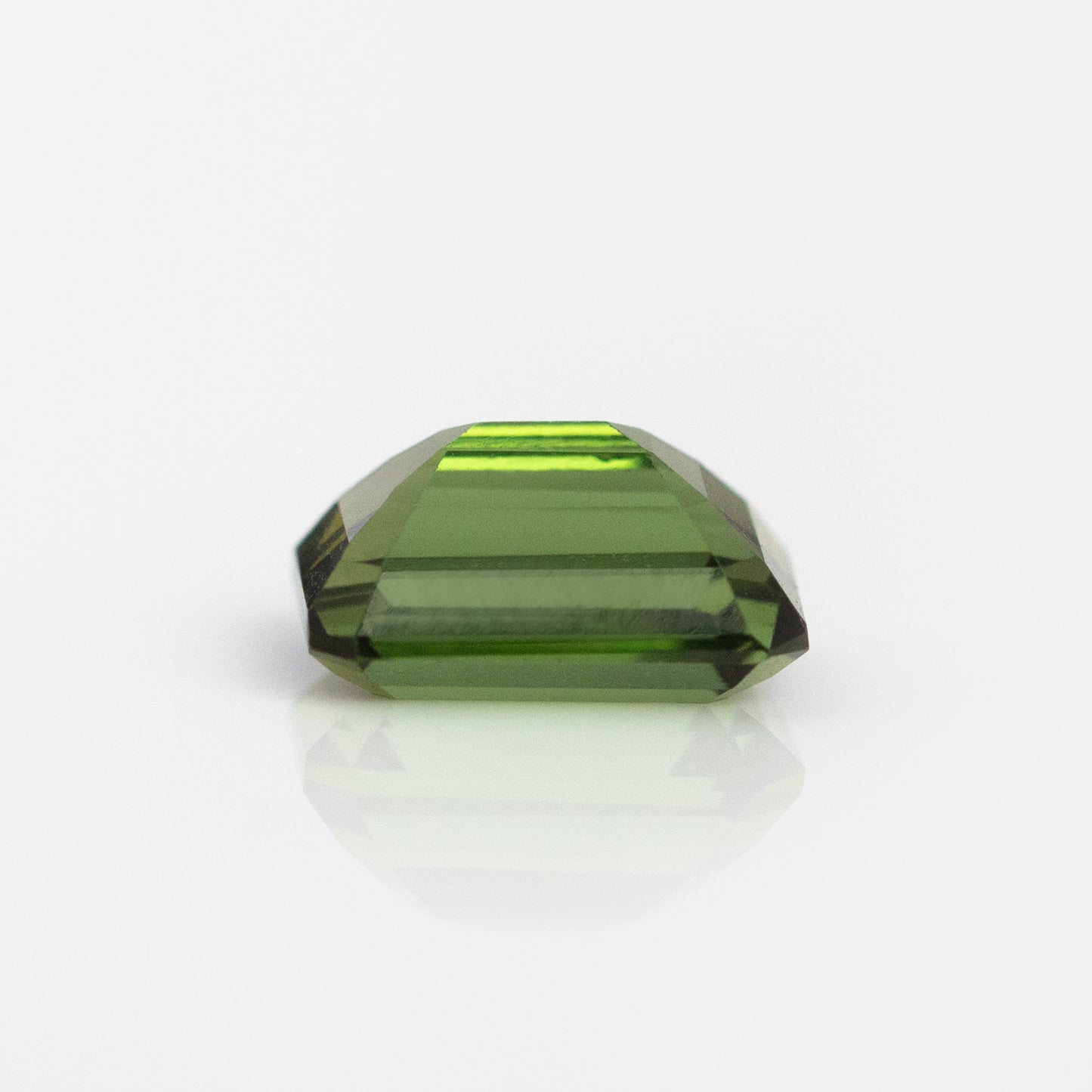 Emerald Cut Green Tourmaline Loose Gemstone