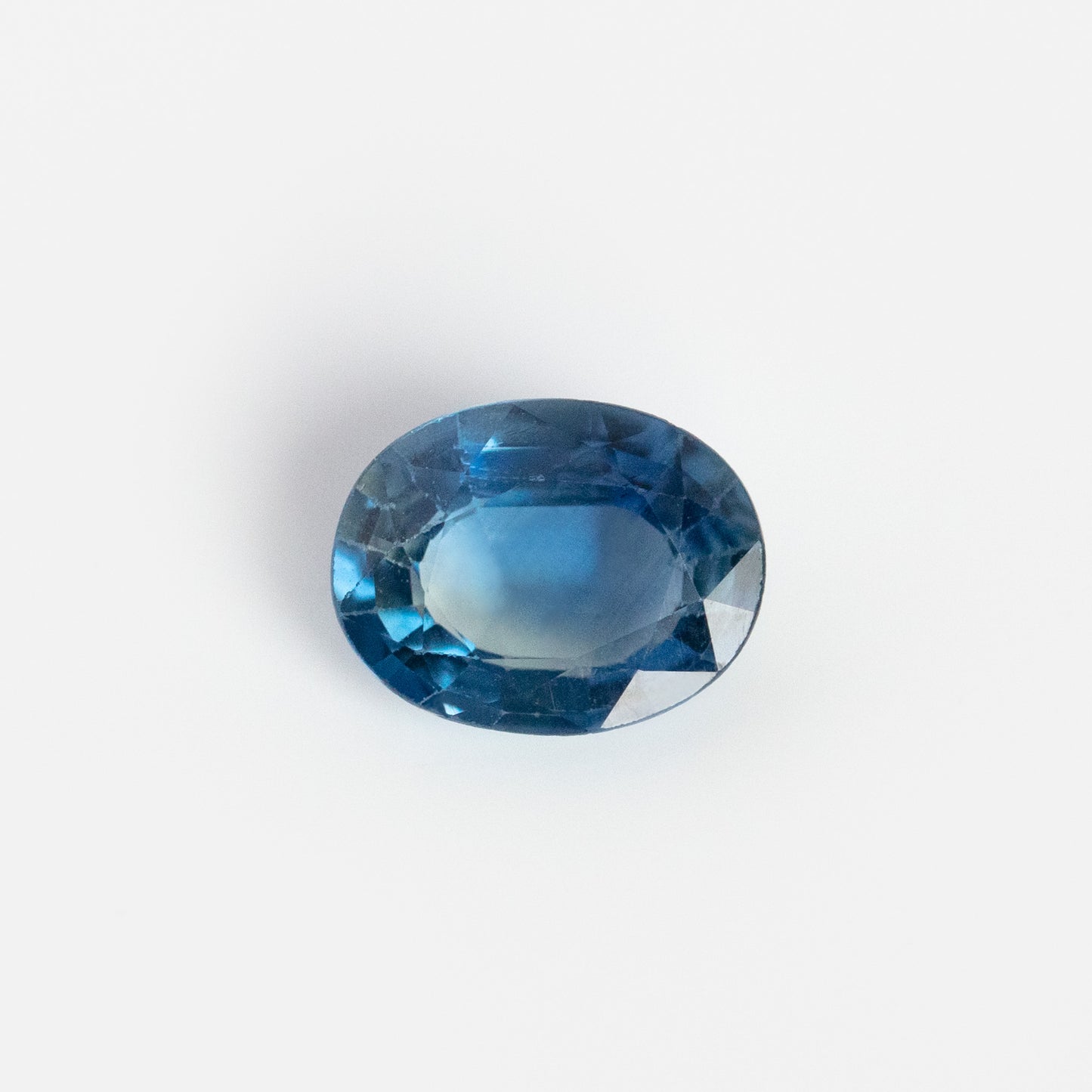 Oval Teal Sapphire Loose Gemstone