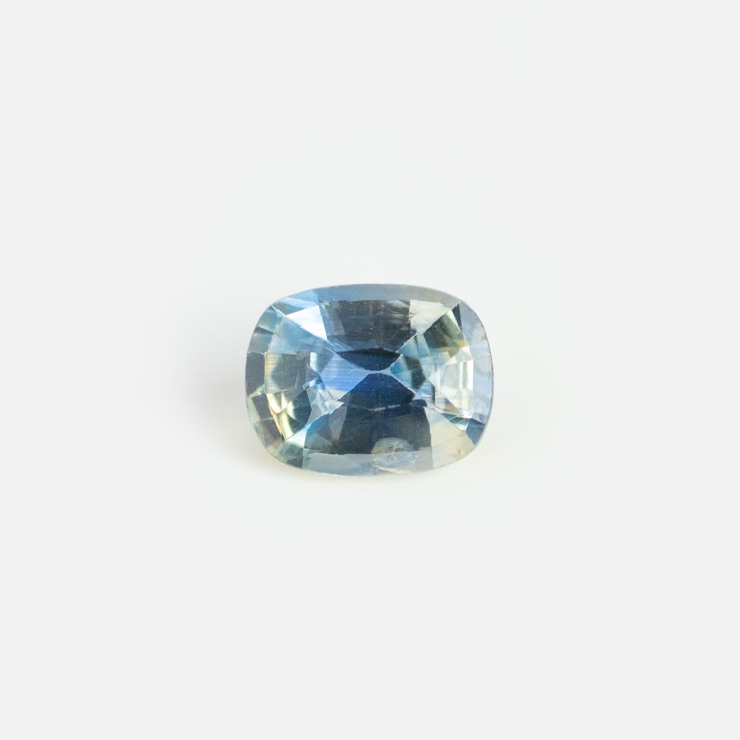 Cushion Bicolor Blue Sapphire Loose Gemstone