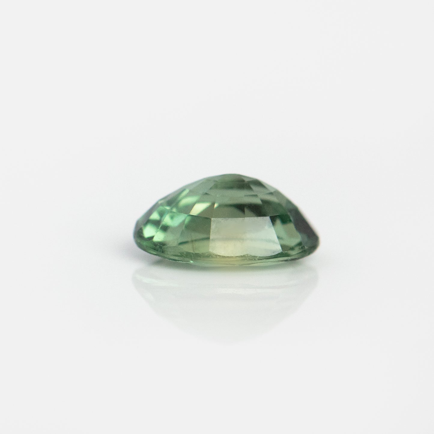 Oval Sage Bicolor Sapphire Loose Gemstone