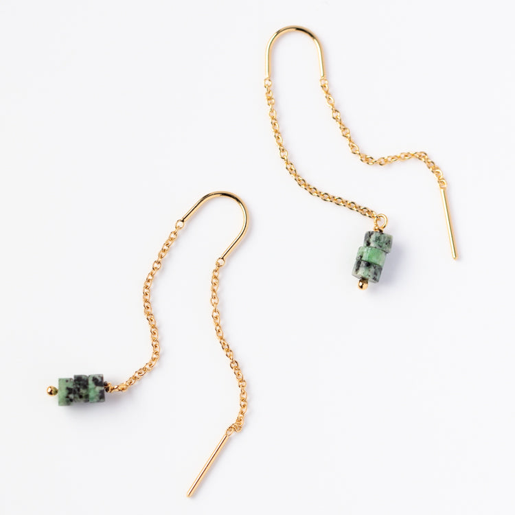 Mineral Chain Earrings