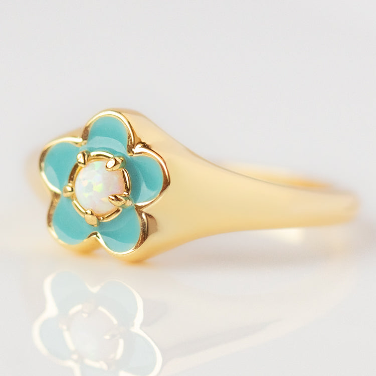 Flower Child Opal Ring for Kids and Grown Ups