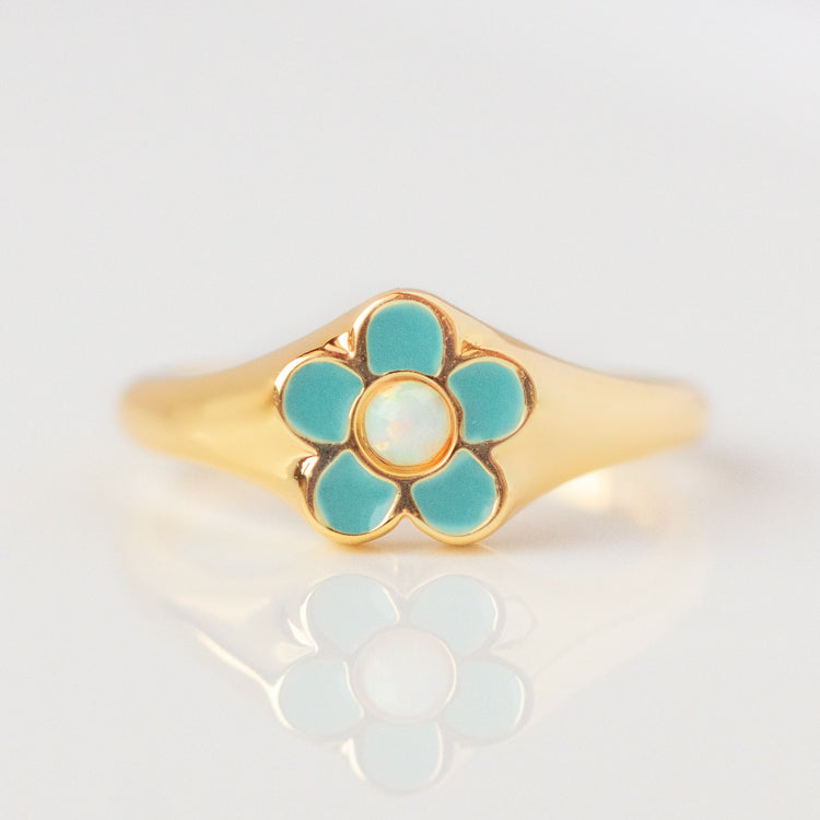 Flower Child Opal Ring for Kids and Grown Ups