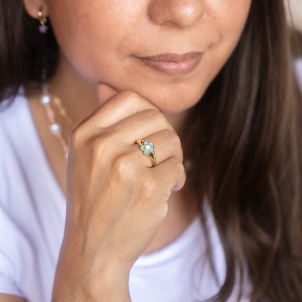 Flower Child Opal Ring