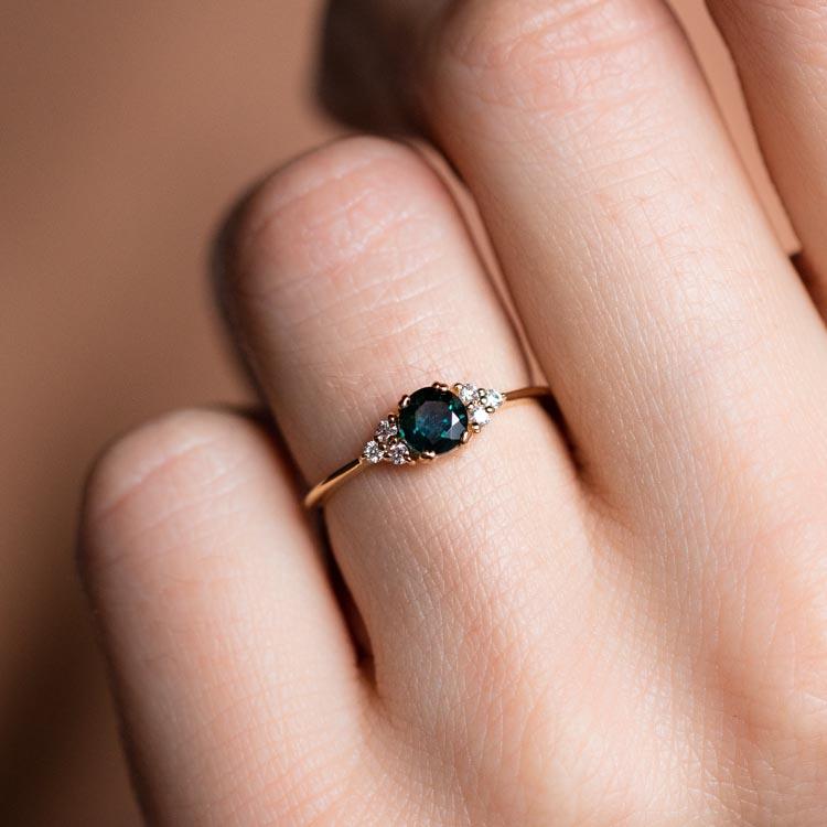 Black Sapphire Ring - CL Jewellery NZ
