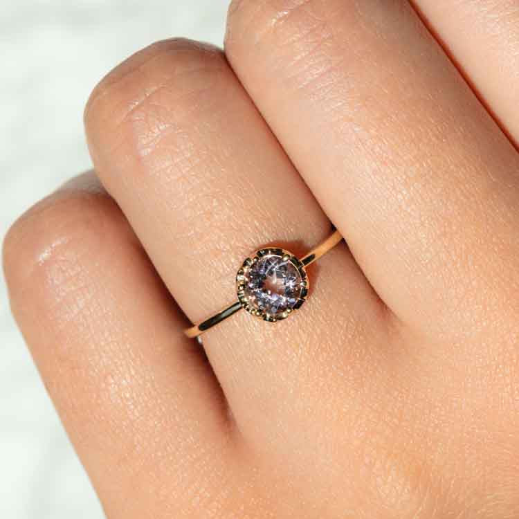 Desert Flower Ring with Morganite local eclectic