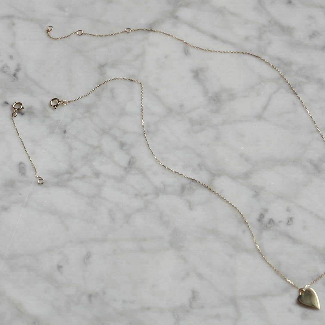 Solid Gold Perfect Fit Necklace Extender necklace lengthener for you with love unique yellow gold jewelry accessories 