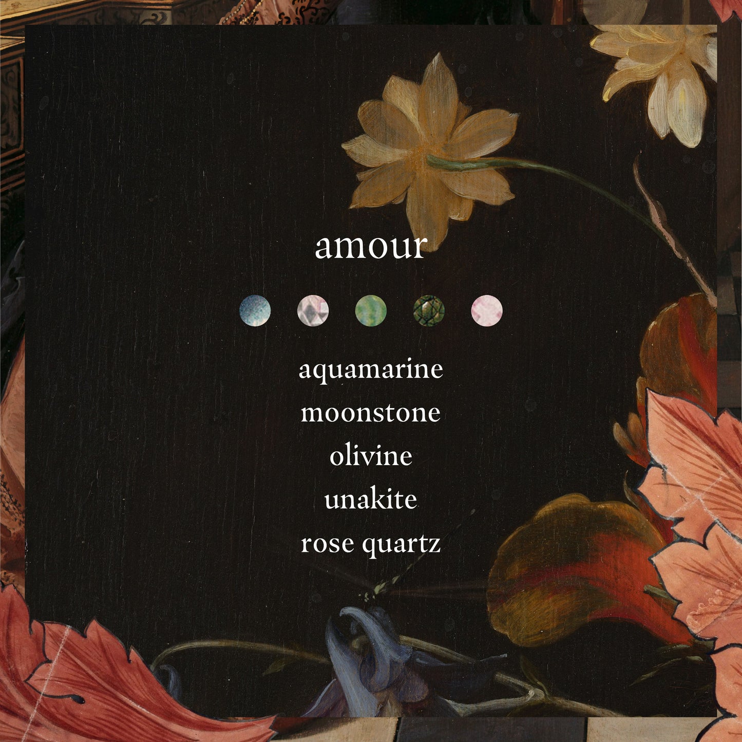 Solid Gold Amour Acrostic Earrings